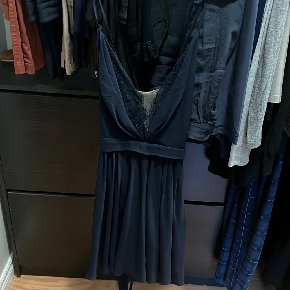 Navy blue dress